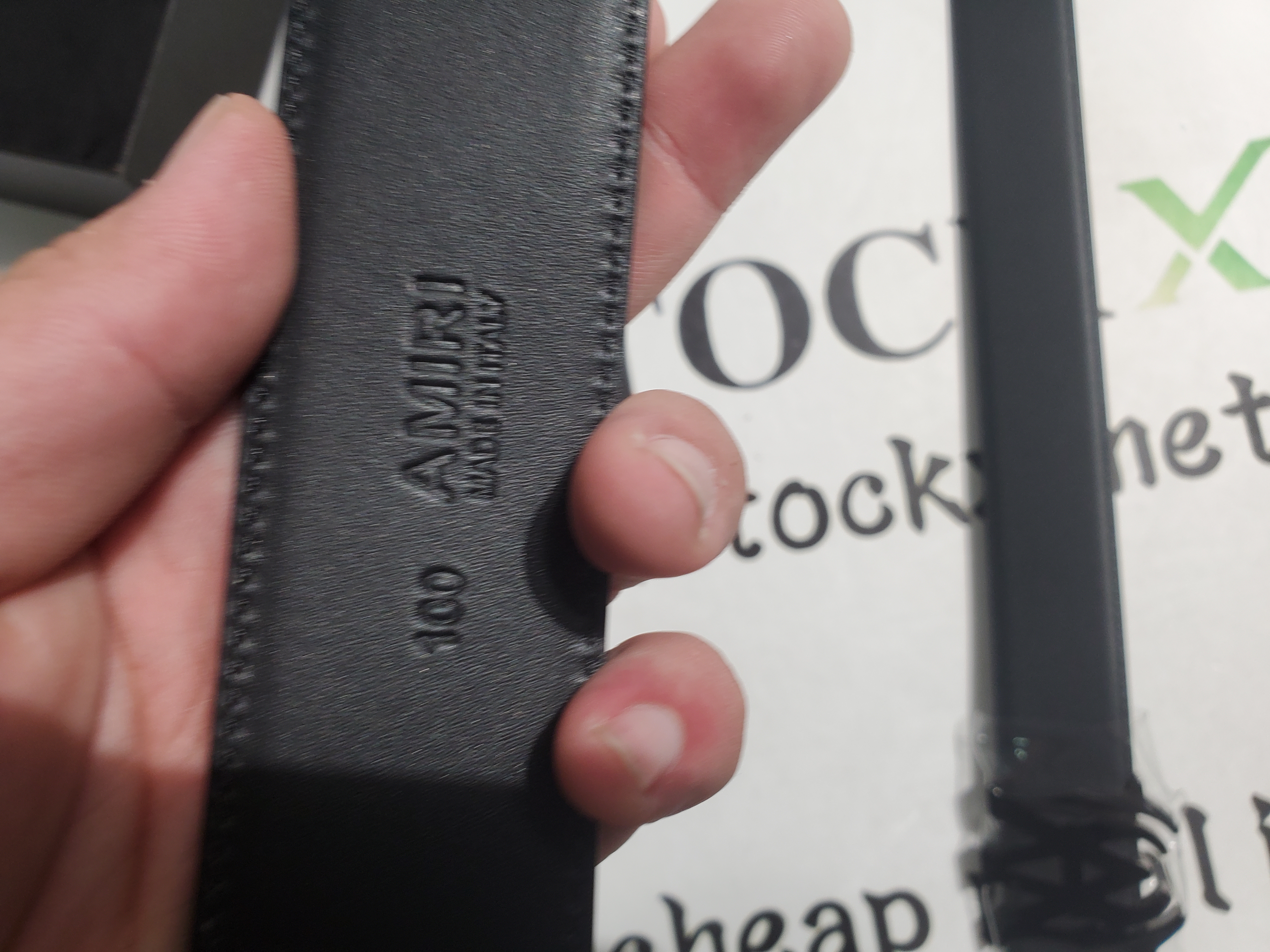 Amiri 4cm MA Nappa Leather Belt Black CK PF23MAL002 001 Black review R*** 03