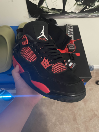 PK God Batch Air Jordan 4 Red Thunder CT8527-016 review 0