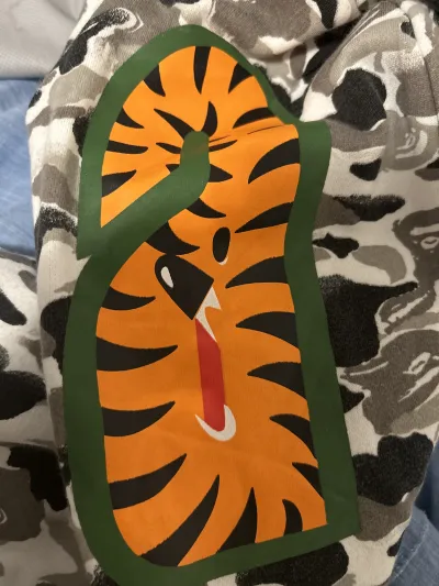 BAPE ABC Camo Double Shark Full Zip Hoodie 'Grey' review Dannu 02