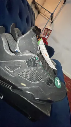 PK God Batch Air Jordan 4 Black Cat CU1110-010 review Raul 05