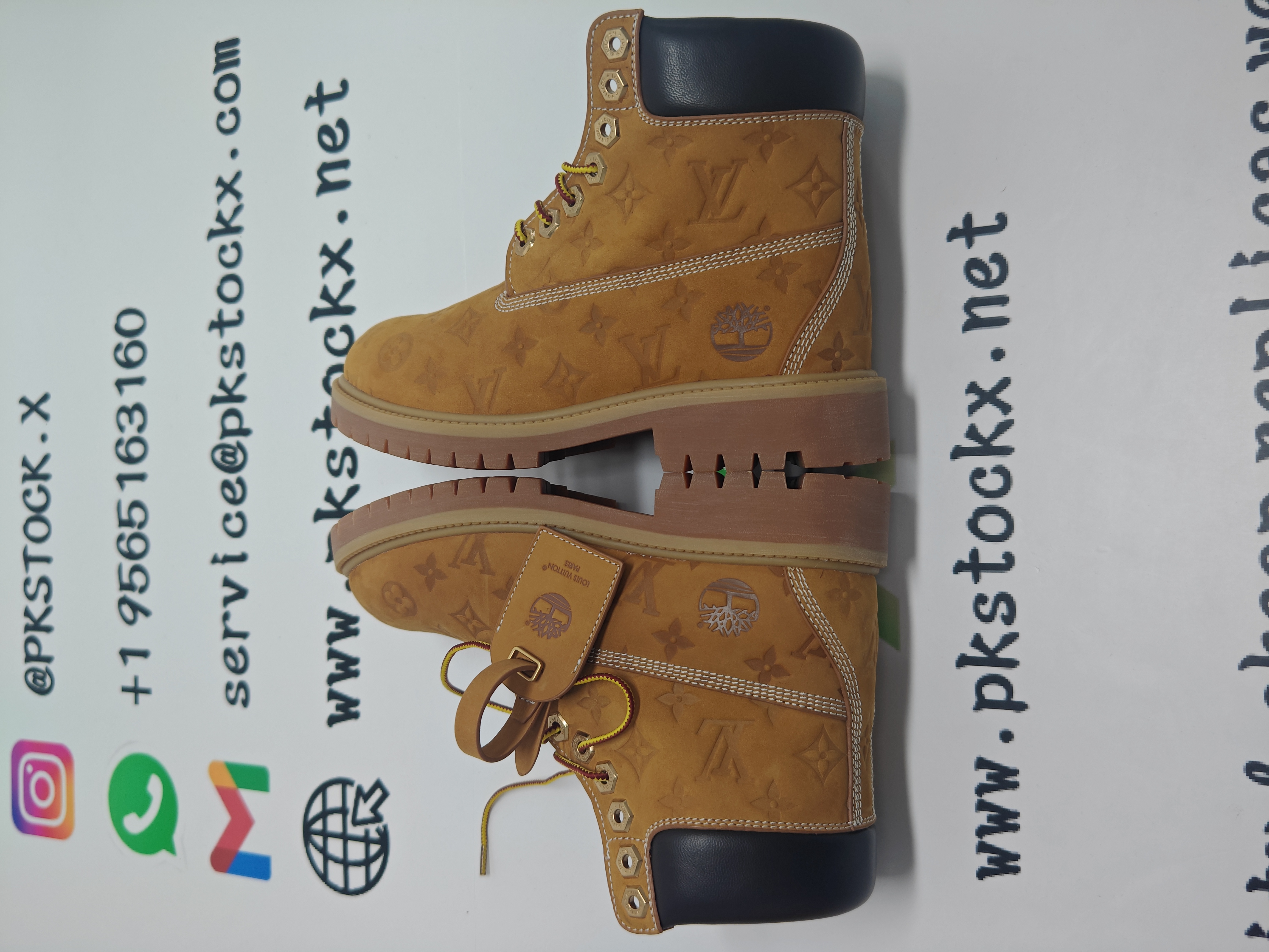 LOUIS VUITTON x Timberland 6-In Ankle Boot Brown review P*** 03