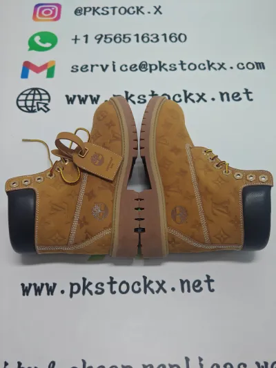 LOUIS VUITTON x Timberland 6-In Ankle Boot Brown review P*** 03