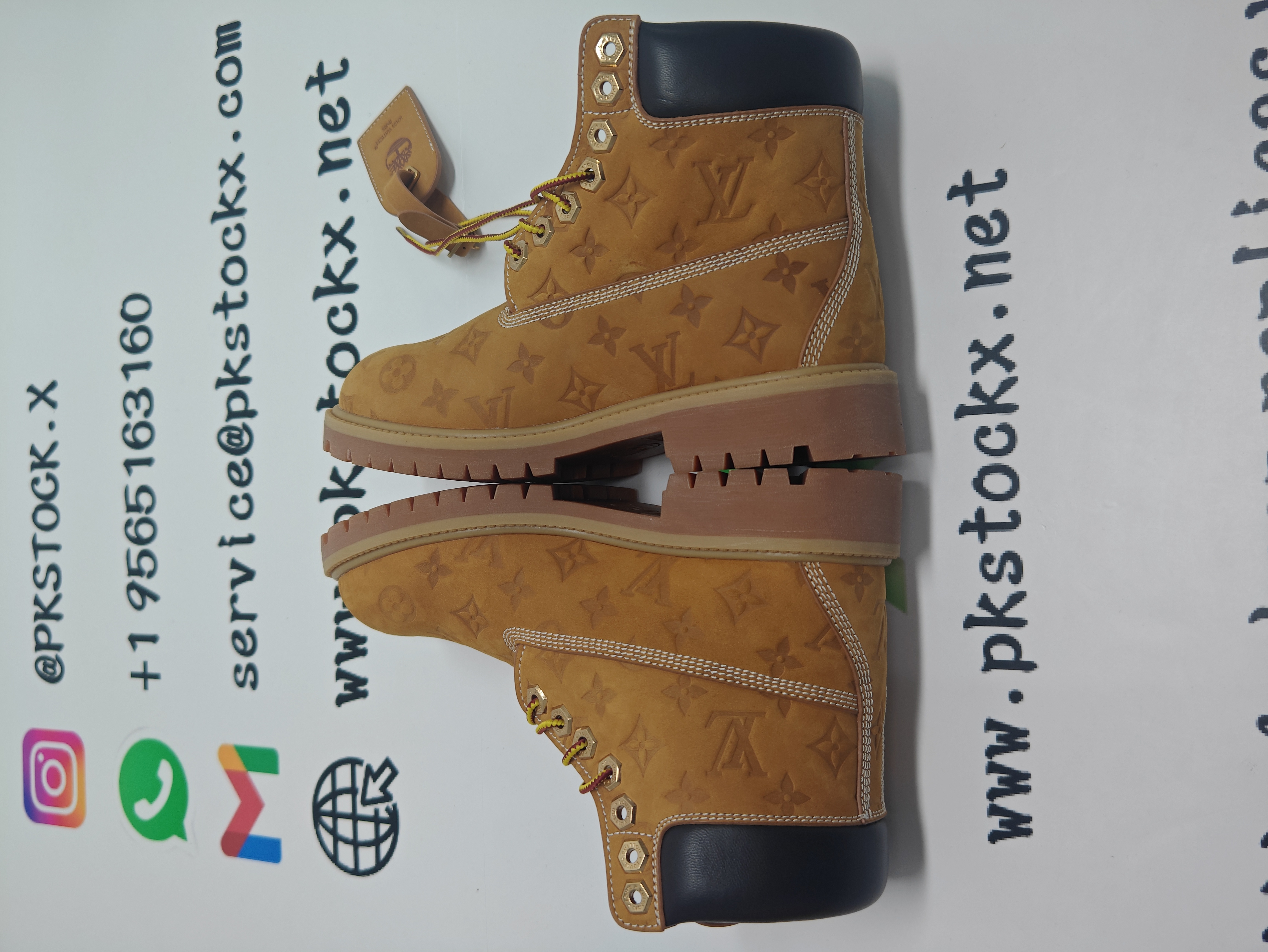 LOUIS VUITTON x Timberland 6-In Ankle Boot Brown review P*** 02