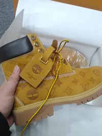 LOUIS VUITTON x Timberland 6-In Ankle Boot Brown review 2