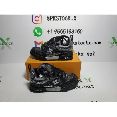 PK God Batch Louis Vuitton Skate Trainer Black Swarovski Monogran 1ABMHV review L*** 00