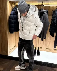 Moncler Maya hooded puffer jacket White review 0