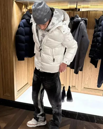 Moncler Maya hooded puffer jacket White review L*** 00