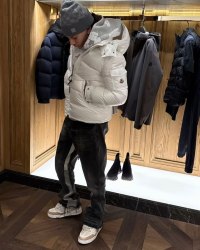 Moncler Maya hooded puffer jacket White review 4