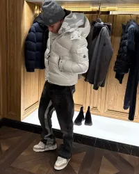 Moncler Maya hooded puffer jacket White review 4