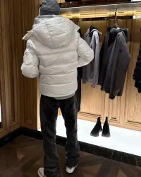 Moncler Maya hooded puffer jacket White review 3