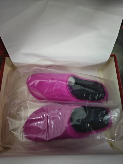 Marni Long hair Calfskin Fussbett Sabot Fuchsia SBMR000600P412200C58 review 