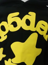Sp5der Beluga Hoodie Onyx Yellow review 2