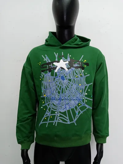 Sp5der Hoodie 'Hunter Green' review D*** 00