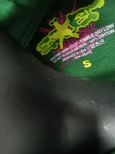 Sp5der Hoodie 'Hunter Green' review D*** 03