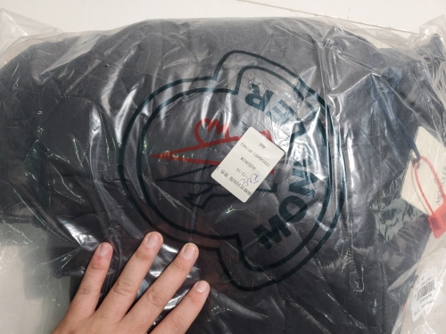 Moncler Violier Spider-Man Short Down Jacket Black review 