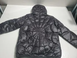 Moncler Violier Spider-Man Short Down Jacket Black review D*** 03