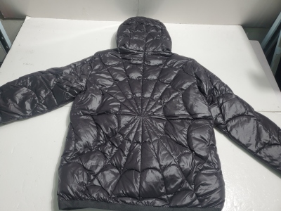 Moncler Violier Spider-Man Short Down Jacket Black review D*** 02