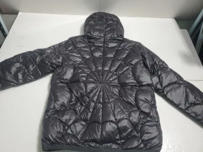 Moncler Violier Spider-Man Short Down Jacket Black review D*** 02