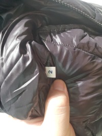 Moncler Violier Spider-Man Short Down Jacket Black review 4