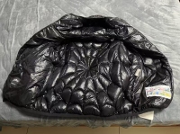 Moncler Violier Spider-Man Short Down Jacket Black review 5