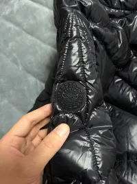 Moncler Violier Spider-Man Short Down Jacket Black review 8