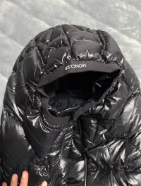 Moncler Violier Spider-Man Short Down Jacket Black review 1