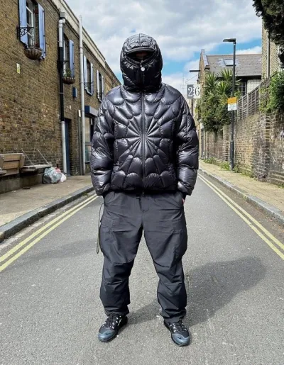 Moncler Violier Spider-Man Short Down Jacket Black review S***