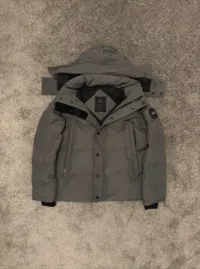 Canada Goose Wyndham Parka Black Label Coastal Grey review 1