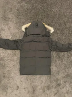 Canada Goose Wyndham Parka Black Label Coastal Grey review Y*** 03