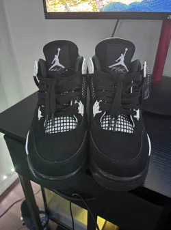PK God Batch Air Jordan 4 White Thunder FQ8138-001 review W*** 04