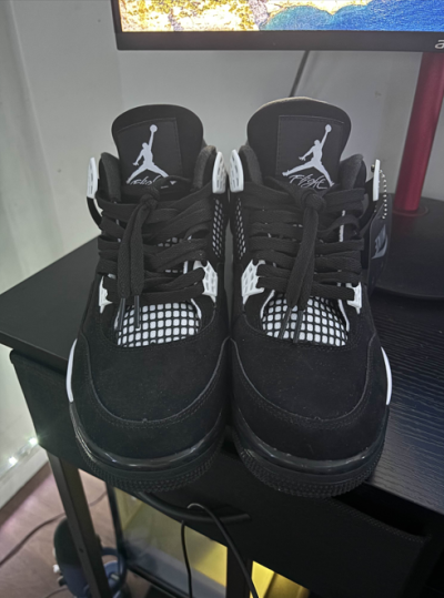 PK God Batch Air Jordan 4 White Thunder FQ8138-001 review W*** 03