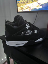 PK God Batch Air Jordan 4 White Thunder FQ8138-001 review 2