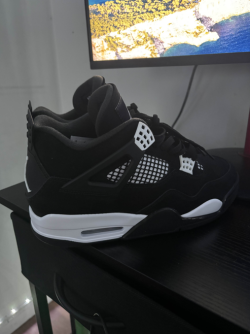 PK God Batch Air Jordan 4 White Thunder FQ8138-001 review W*** 03