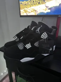 PK God Batch Air Jordan 4 White Thunder FQ8138-001 review 1