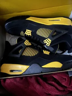 PK God Batch Air Jordan 4 Thunder DH6927-017 review P 02