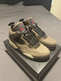 PK God Batch Travis Scott x Air Jordan 4 Dark Mocha review 0