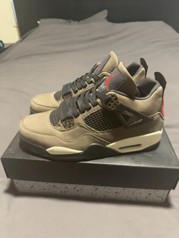 PK God Batch Travis Scott x Air Jordan 4 Dark Mocha review W*** 01