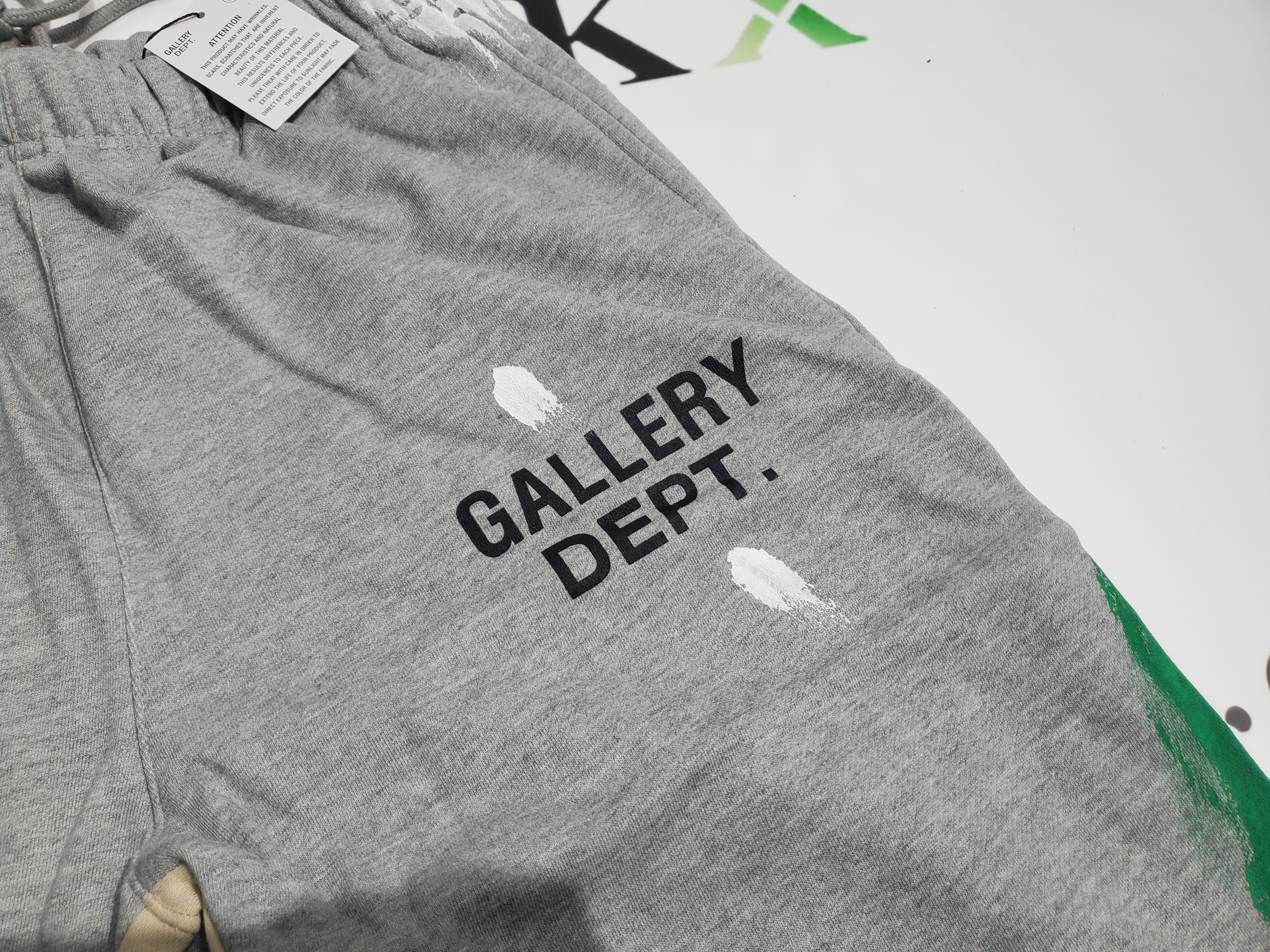 Gallery Dept. Painted Flare Sweat Pants Heather Grey review 3