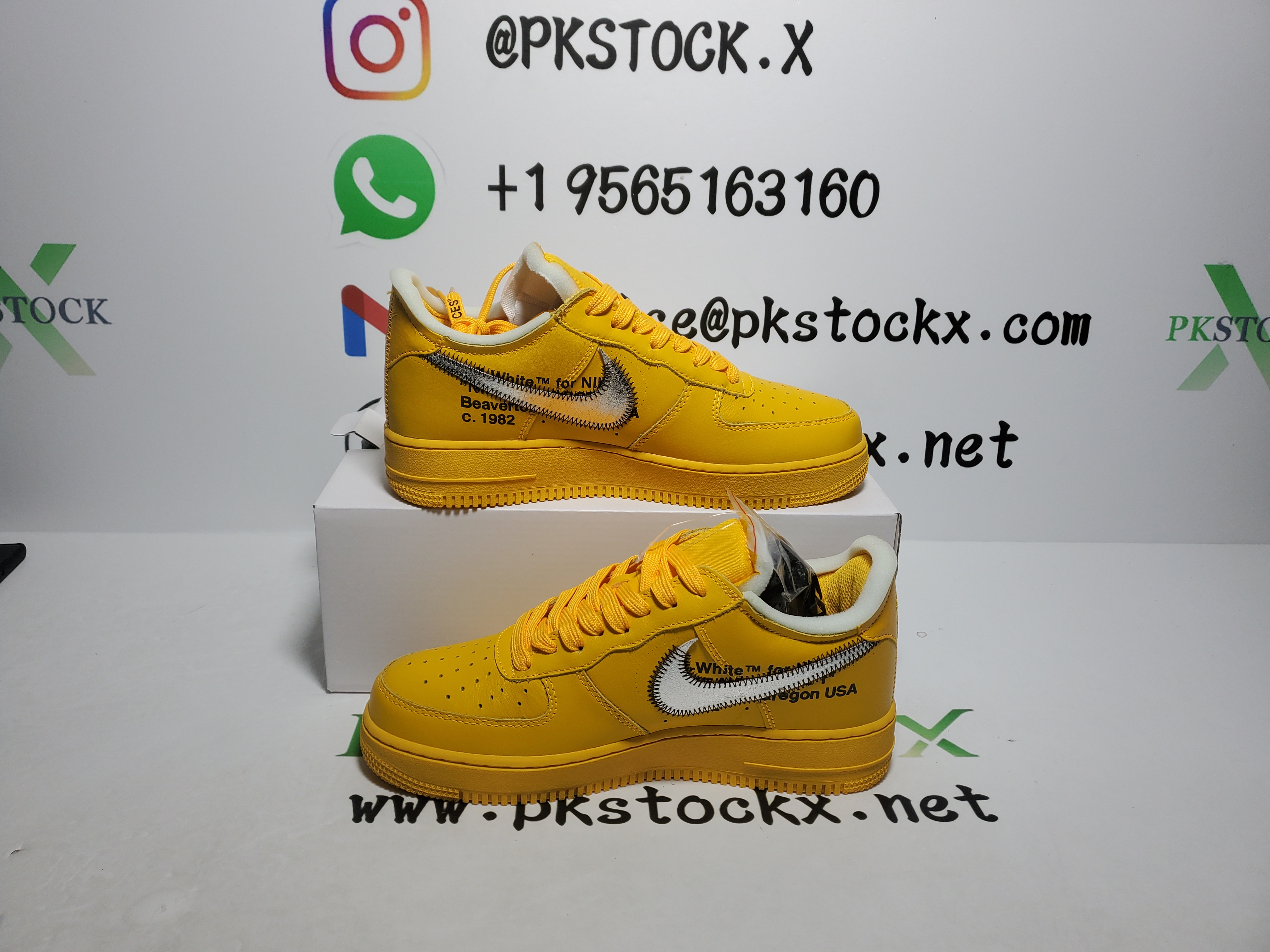 PK God Batch Nike Air Force 1 Low OFF-WHITE University Gold Metallic Silver DD1876-700 review S*** 01