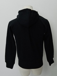 Burberry Zip Up Hoodie With Check Hood Black/Brich Brown review 1
