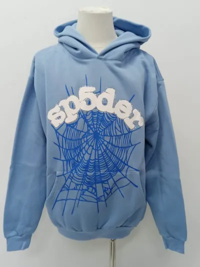 Sp5der Hoodie Sky Blue review F*** 01