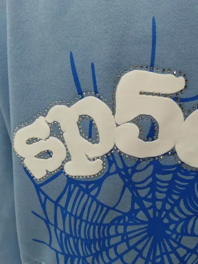Sp5der Hoodie Sky Blue review F*** 02