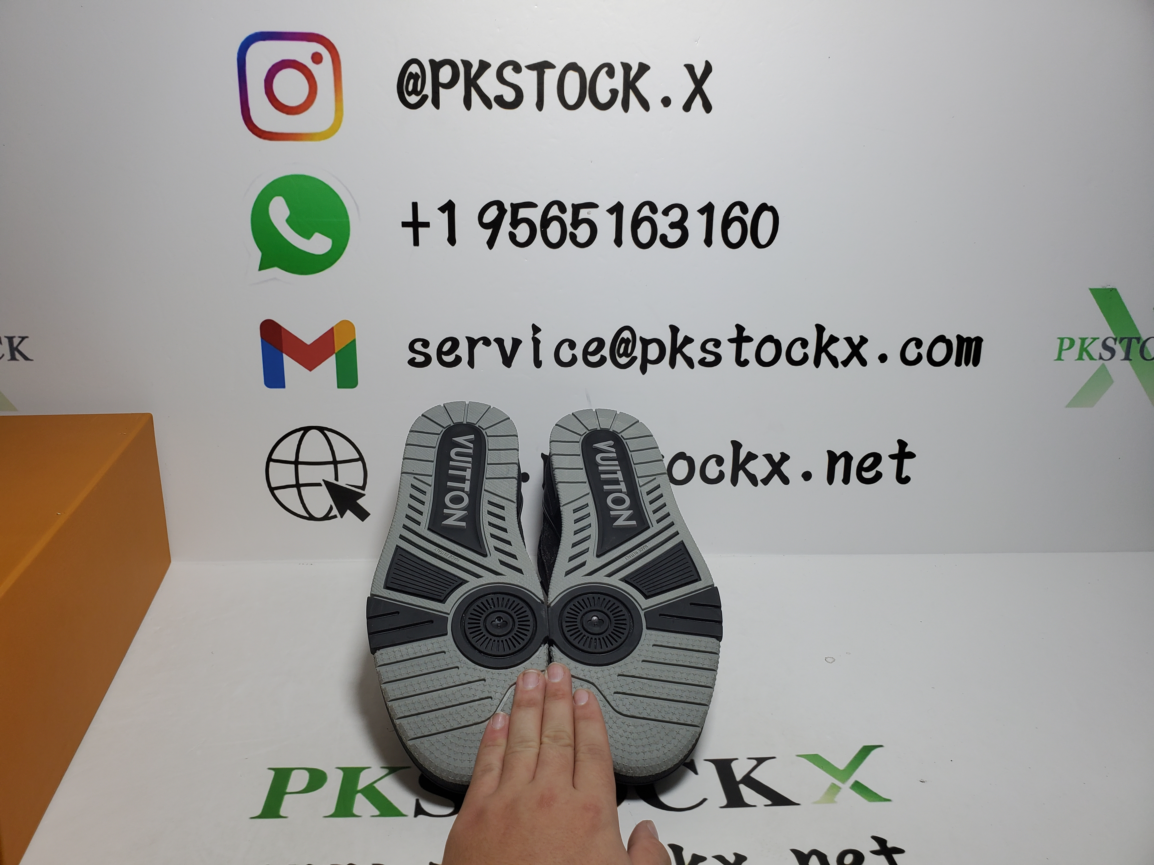 PK God Batch Louis Vuitton Trainer 'Black Monogram Denim review D*** 04