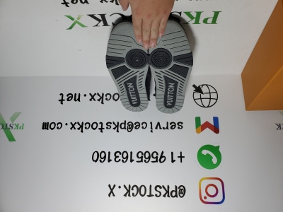 PK God Batch Louis Vuitton Trainer 'Black Monogram Denim review D*** 04