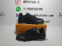 PK God Batch Louis Vuitton Trainer 'Black Monogram Denim review 1