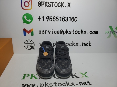 PK God Batch Louis Vuitton Trainer 'Black Monogram Denim review D*** 02
