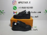 PK God Batch Louis Vuitton Trainer Black 1A7WET review 0
