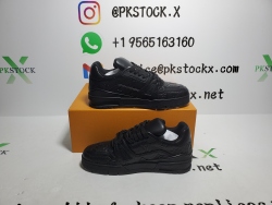 PK God Batch Louis Vuitton Trainer Black 1A7WET review G*** 02