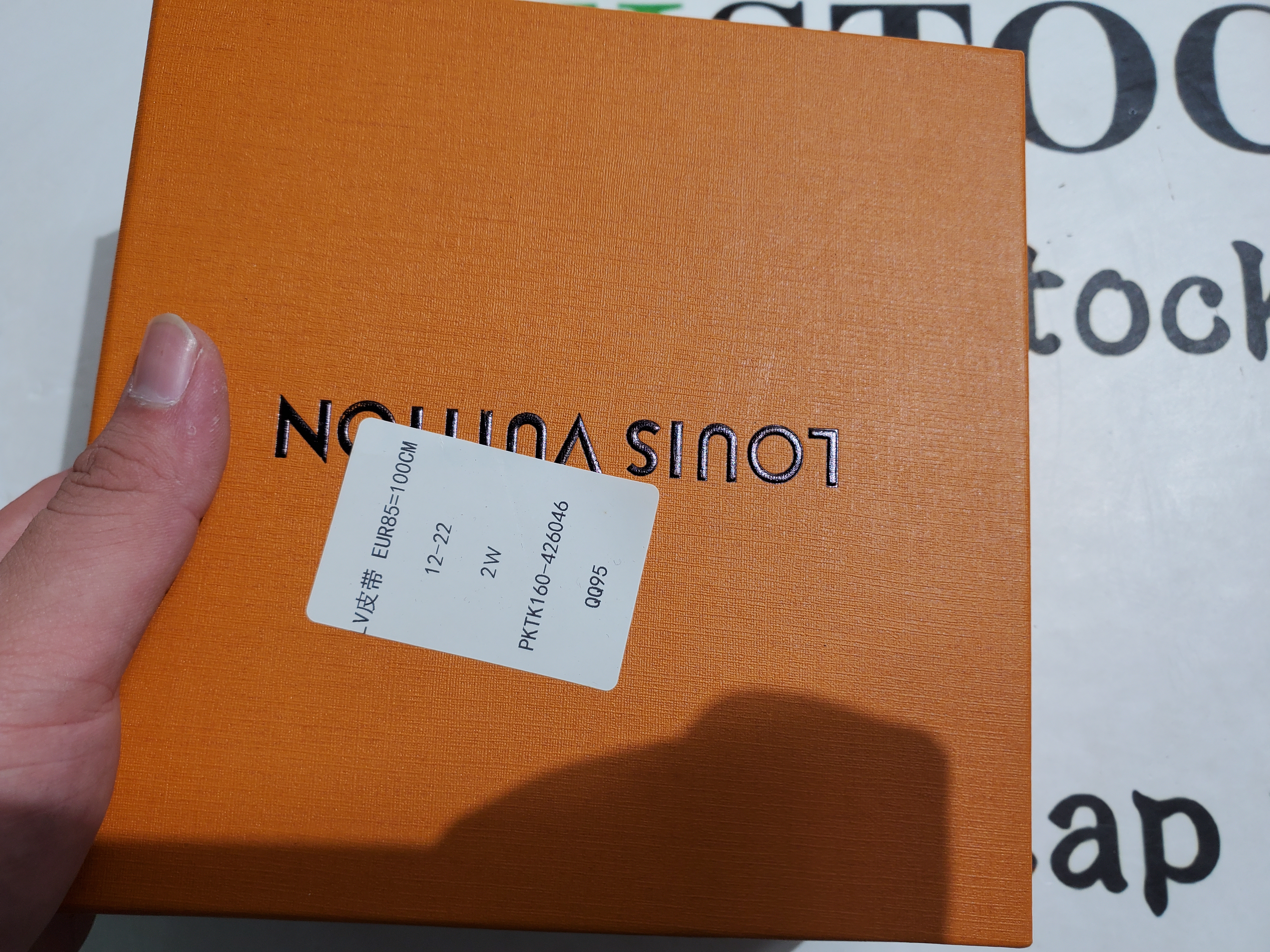 LOUIS VUITTON Belt Initiales Damier Graphite Black/Grey review P*** 00