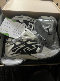 PK God Batch Balenciaga Runner White Black Gray 677402 W3RB2 9012 review 0